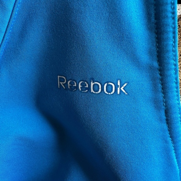 Reebok Blue Sports Bra with V-Neck and Wide Straps Vintage - Picture 3 of 5